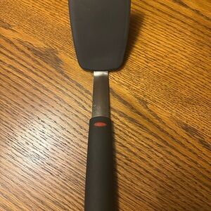 OXO Black and Silver Silicone Turner